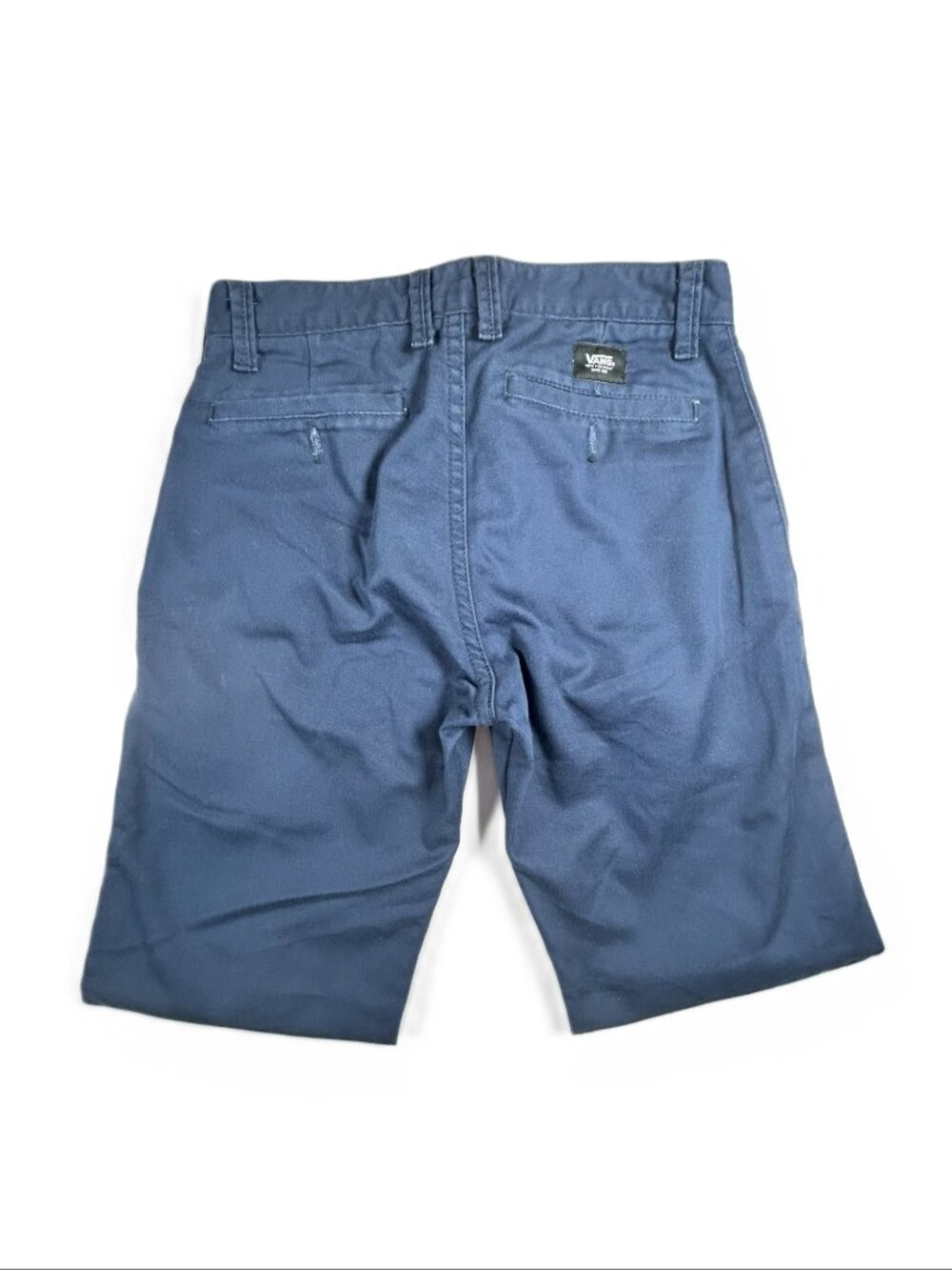 2 Pairs Vans Boys Chinos Blue/Steel Grey Size 27 - Picture 13 of 15